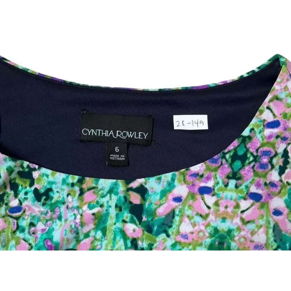 Cynthia Rowley Green A-line Dress Women's Size 6 | 28-149 - Image 7