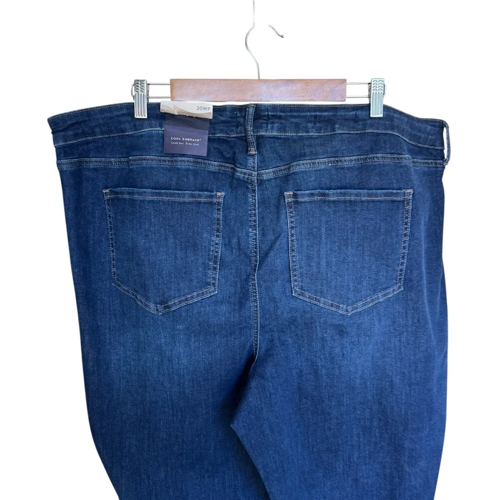 NYDJ - NWT Margot Girlfriend Jeans Roll Cuff Lift Tuck Cool Embrace Sz 20WP - Image 6