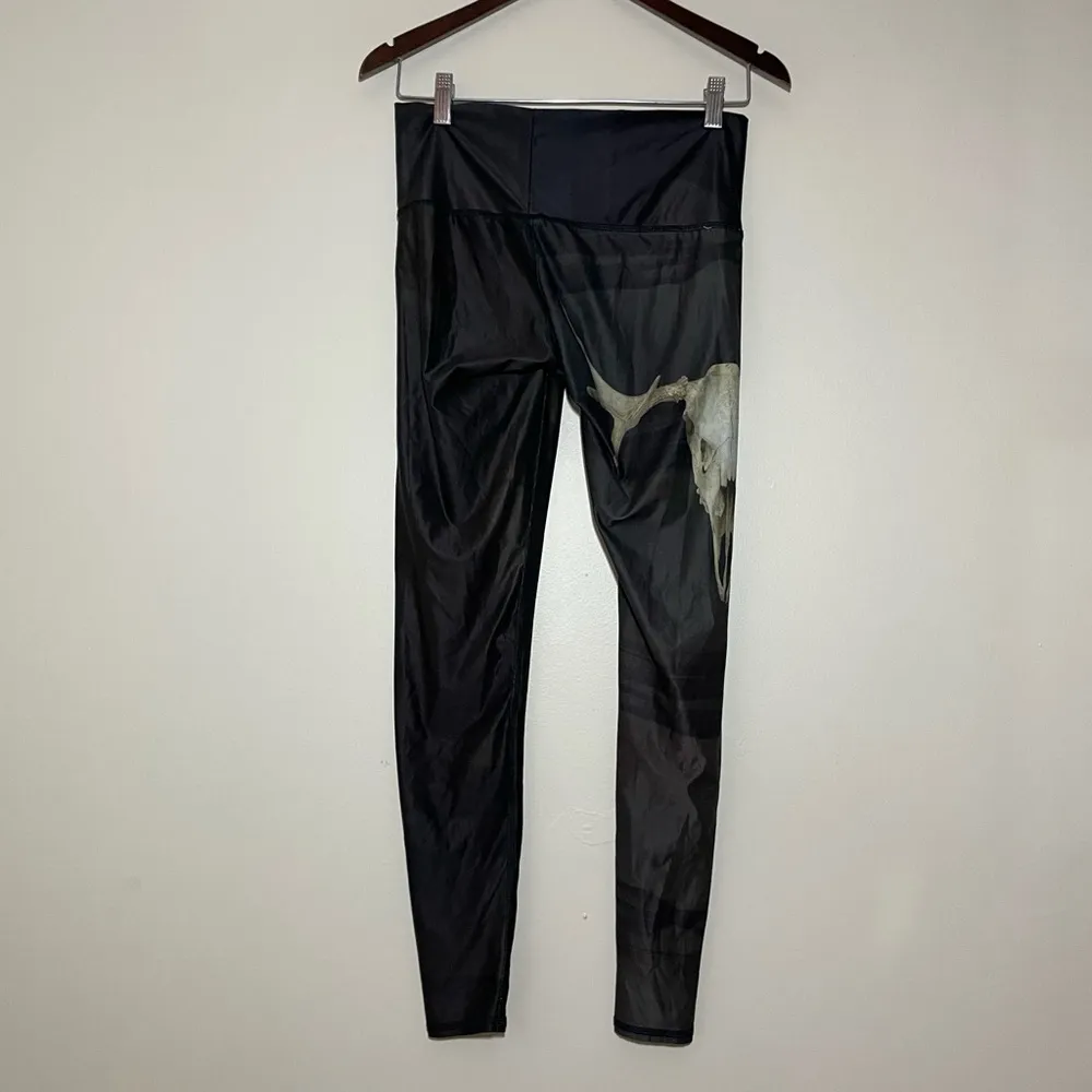 Teeki Deer Medicine Skull Head Leggings - Image 5