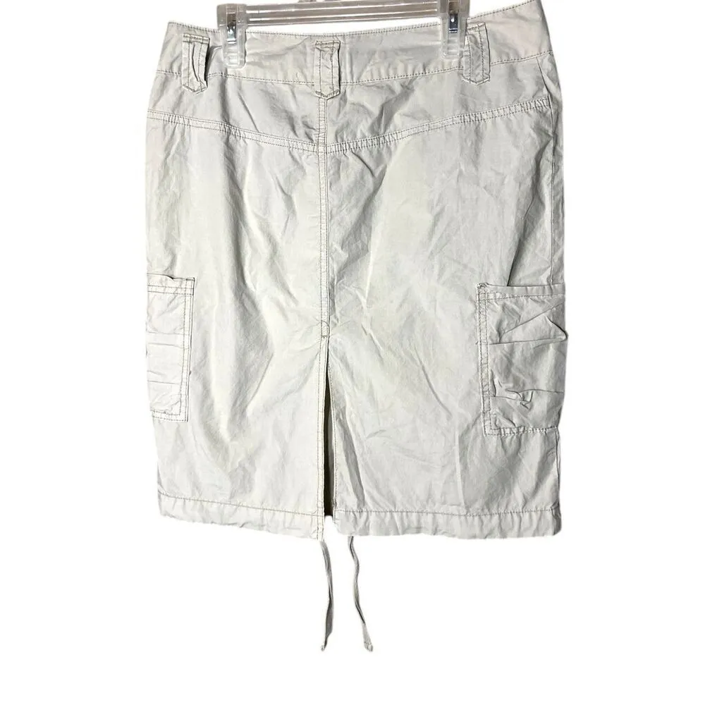American Eagle Y2K Beach Cargo‎ Tan Skirt Size 2 NWT - Image 5