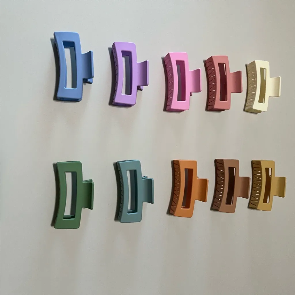 Colorful Hair Claw Clips Set of 5: your choice of colors NEW OS strong hold Multiple - Image 7