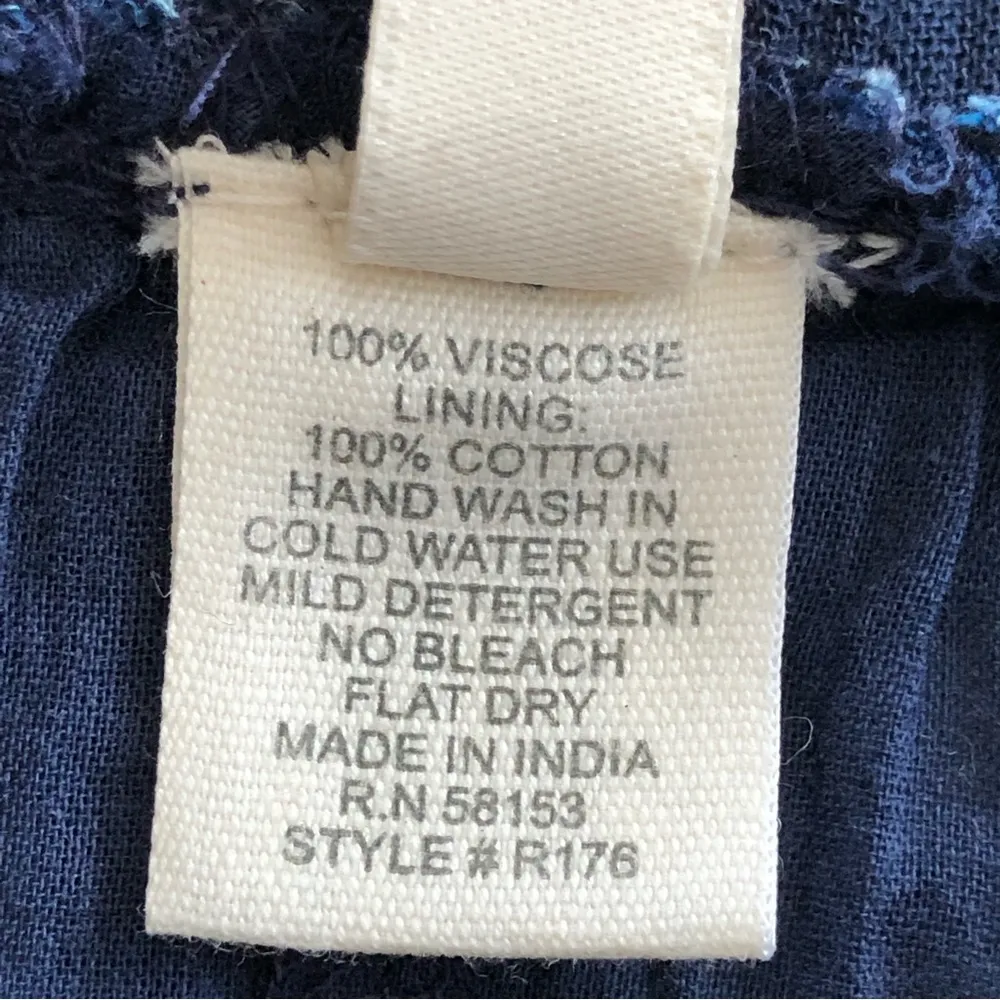 Raga Indigo Blue Luisa Ruffle Mini Skirt M - Image 11