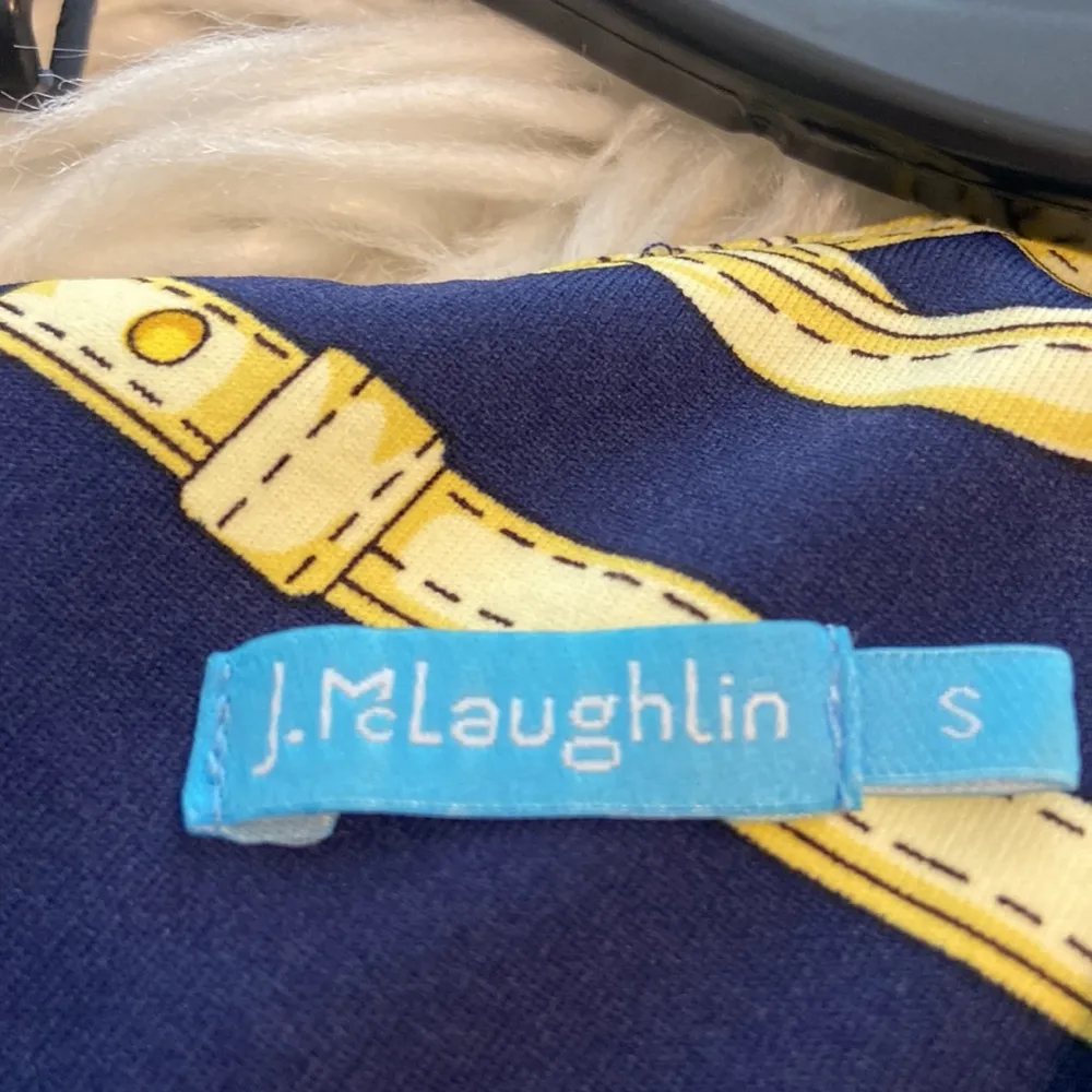 J.McLaughlin Summer Dress size S length 36” bust 34” zipper on the back - Image 11