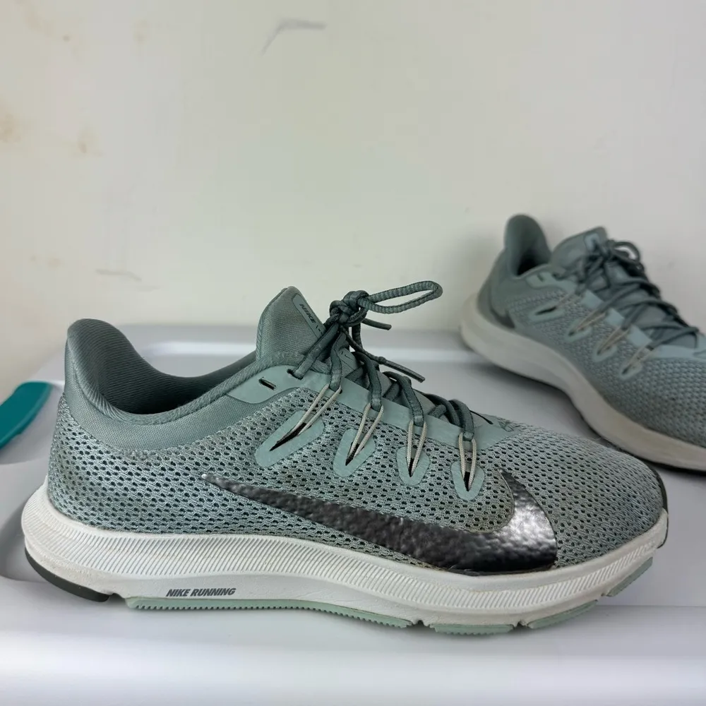 Nike Quest 2 Athletic Running Shoes Sz 7.5 Blue Green - Image 6