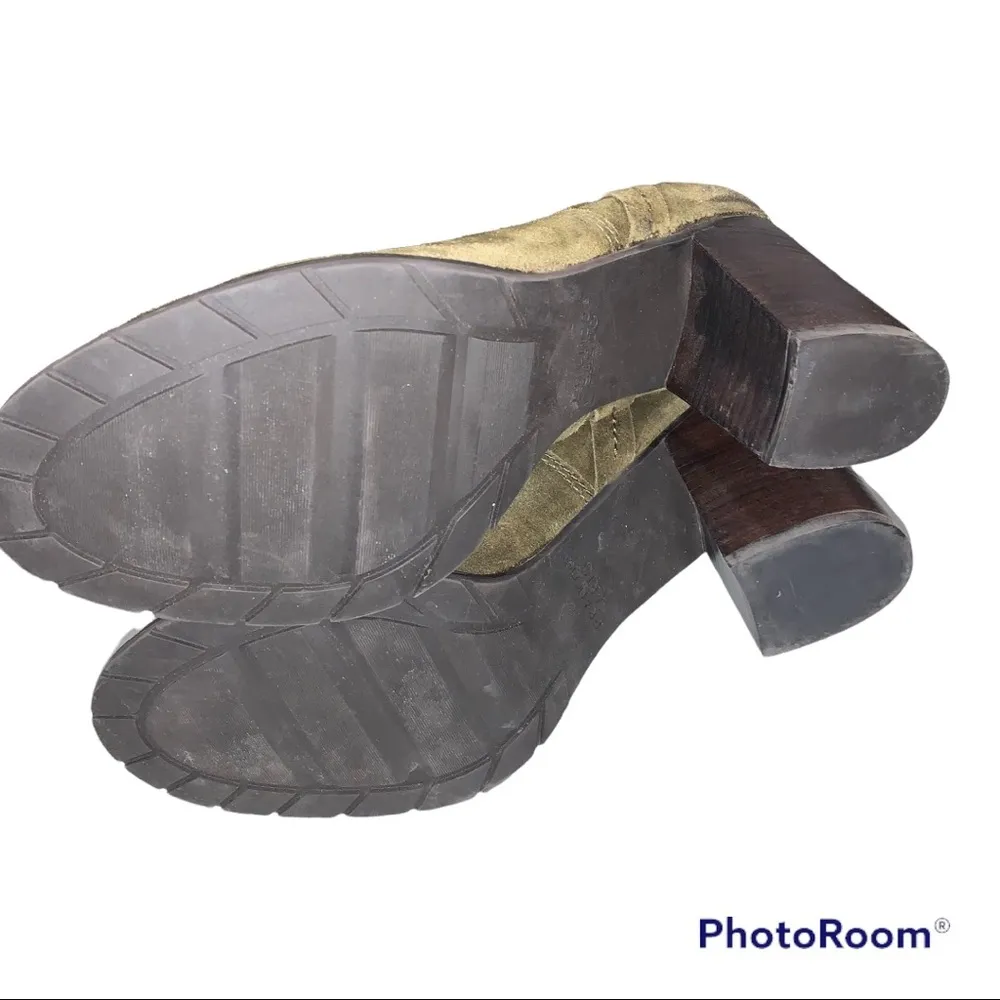 Franco Sarto Occela Olive Suede Booties 11 - Image 5