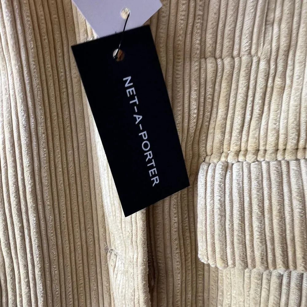 ISABEL‎ MARANT Haneva Double-Breasted Corduroy Blazer Yellow Size 10 US 40 EU - Image 3