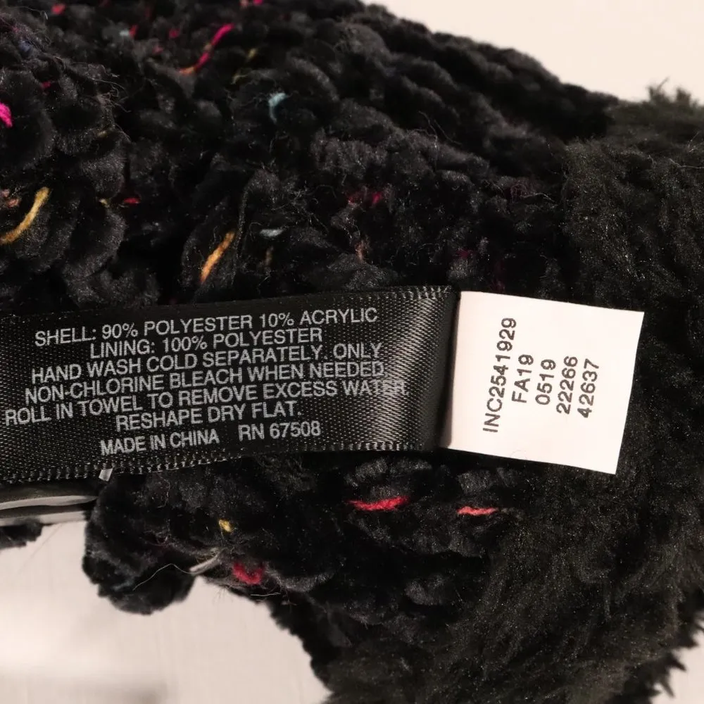 NWT INC International Concept Space Dye Mittens in Black - Image 7