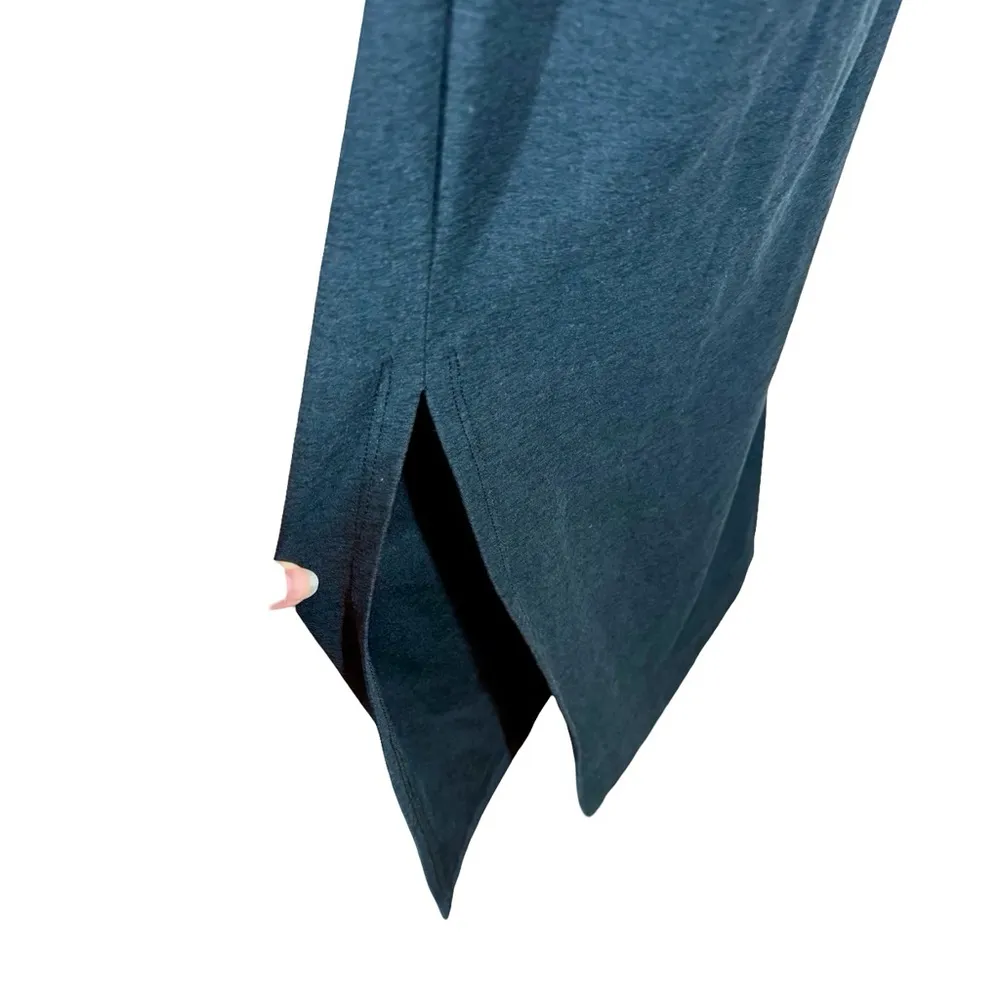 Beyond the Bump by Beyond Yoga Spacedye Icon Maternity Midi Dress Darkest Night - Image 7