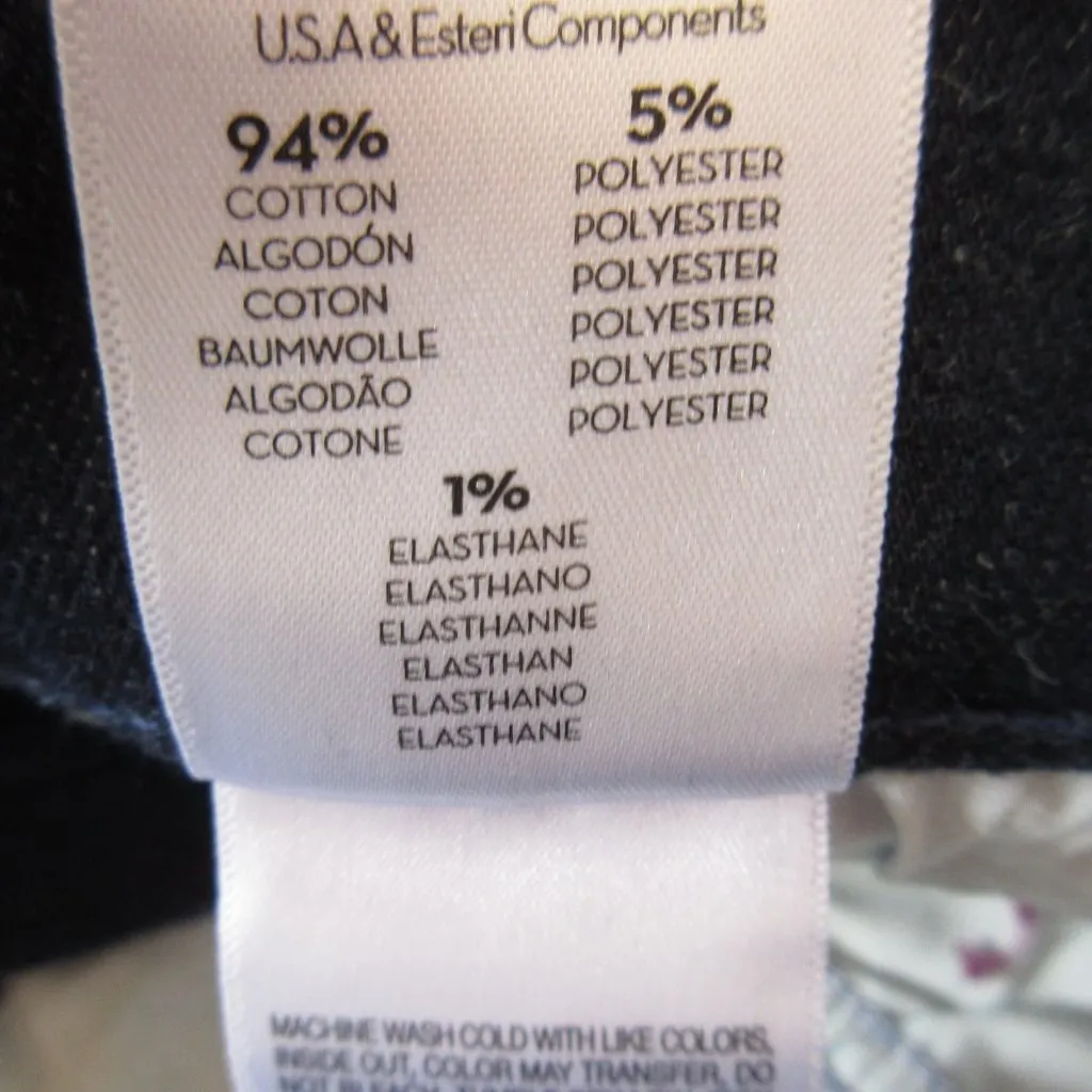 NWT Mother The Doozy Sneak in Swiss Alps Printed Stretch Flare Jeans 26 Blue - Image 6