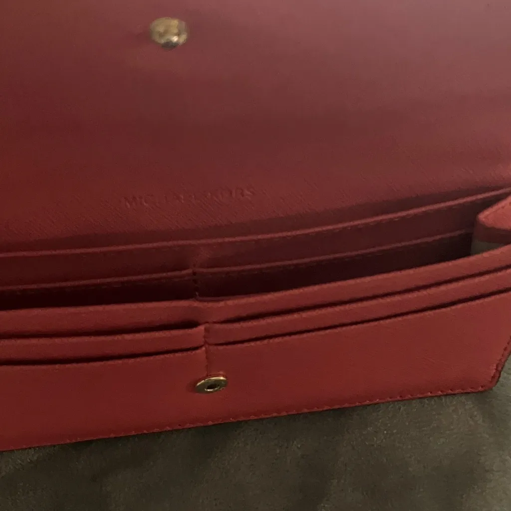 Michael Kors orange Wallet - Image 3