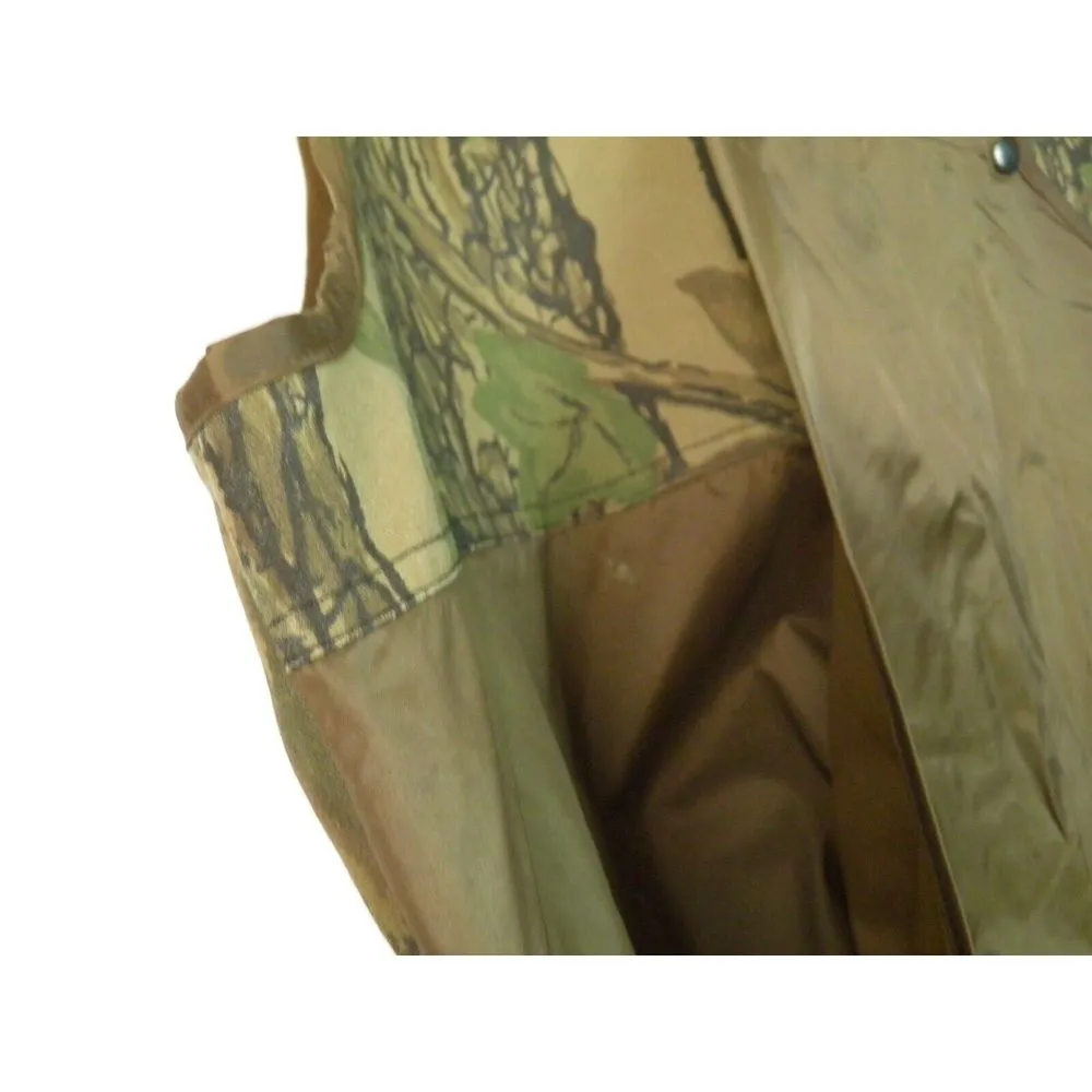 Vintage Winchester Camo Hunting Vest Zip Up Quilted Pockets‎ Canvas Green Size undefined - Image 8