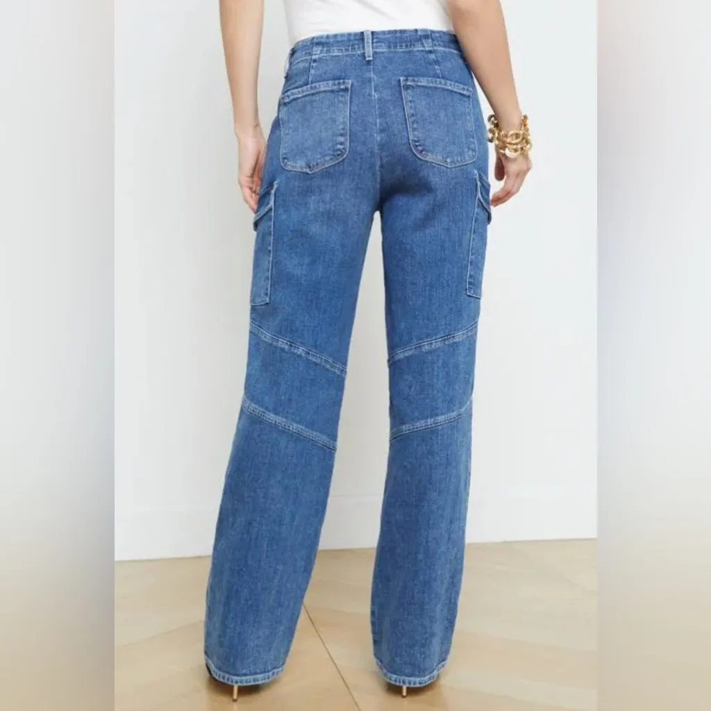 L’agence Brooklyn High-Rise Utility Katella Wide Leg Jean  25 - Image 7