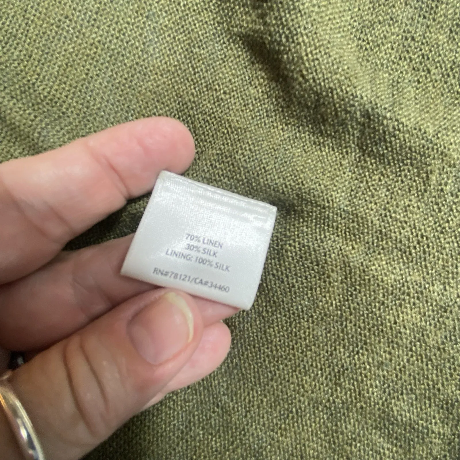 Eileen Fisher Cardigan Linen Silk Habutai‎ Small Petite Open Draped Cascading - Image 8