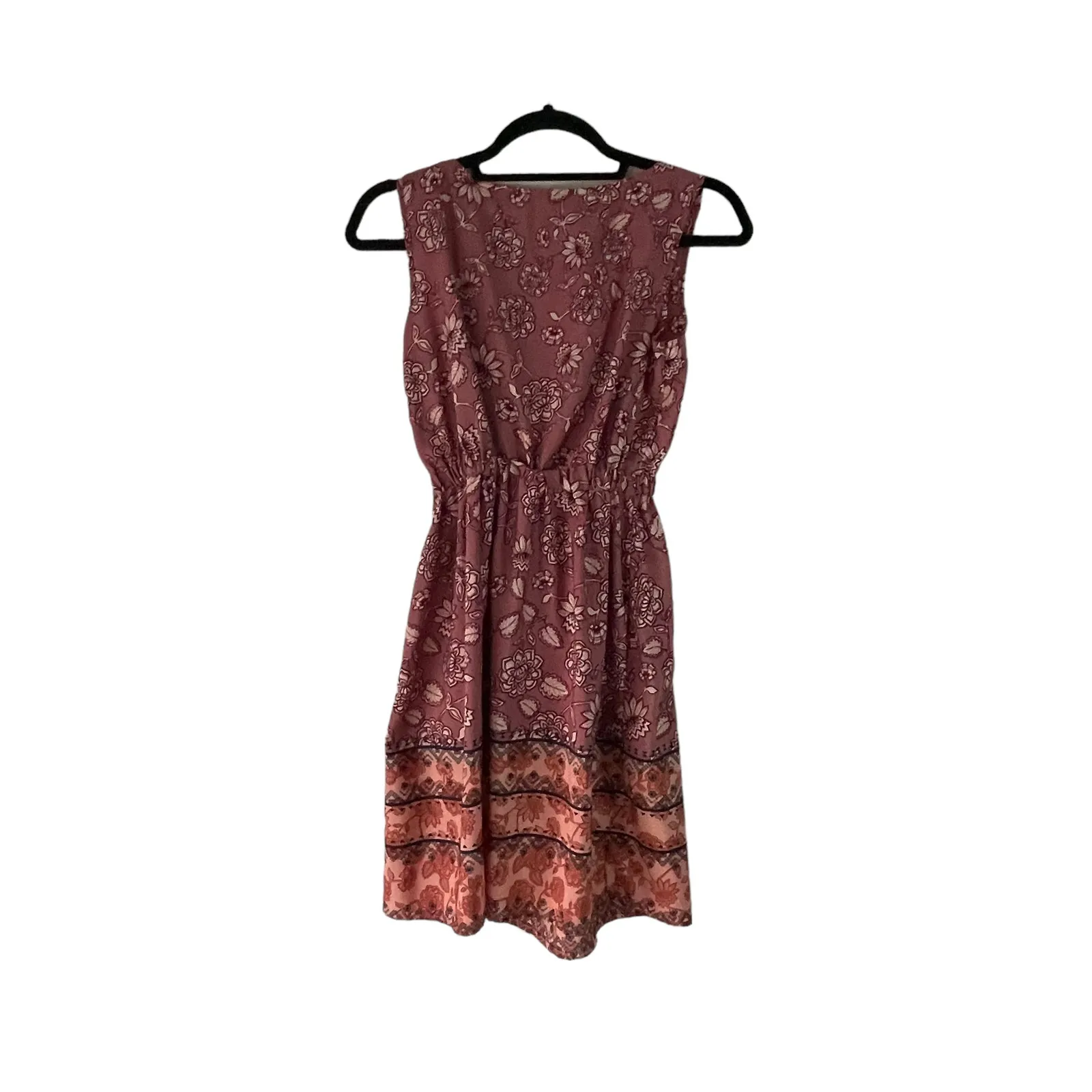 Speed Control Women's Size‎ Small Pink Floral Mini Dress - Image 5