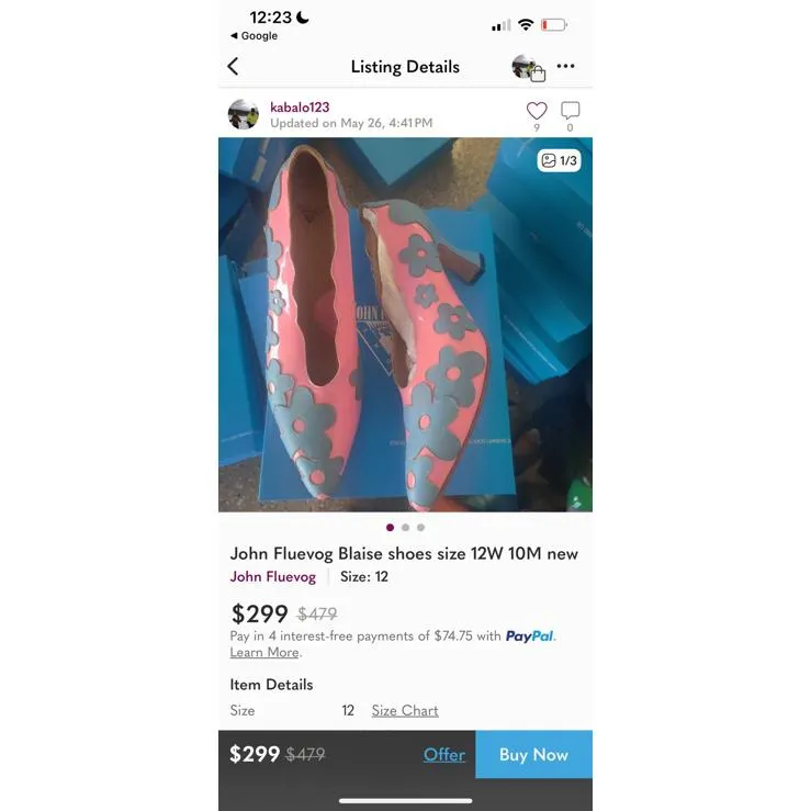 John Fluevog Blaise shoes size 9.5 NEW - Image 8