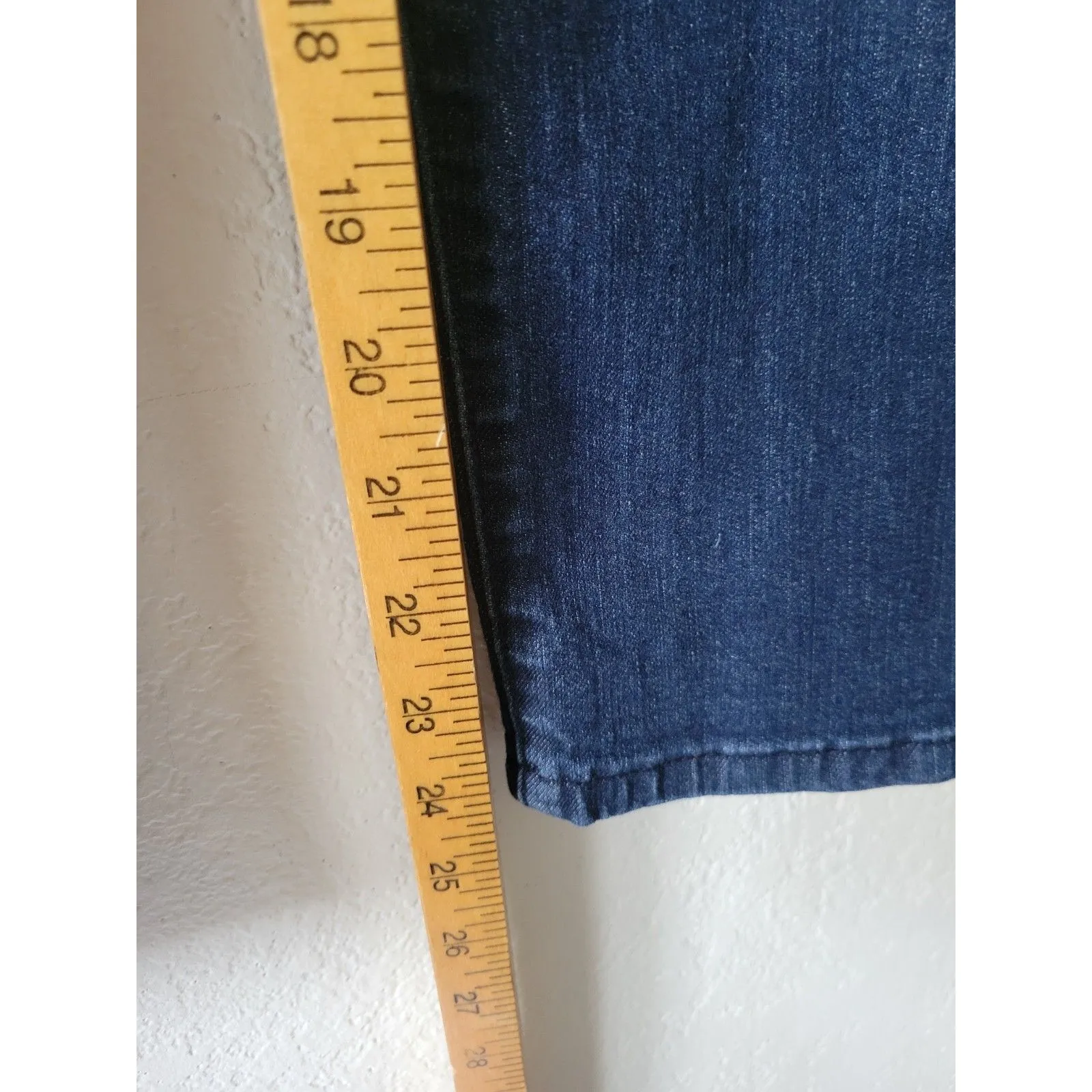 Nine West Jeans Gramercy Skinny Ankle Womens Mid Rise Stretch Blue Jeans Size 14 - Image 6