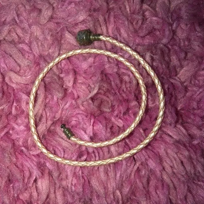 Pandora Pink Leather Bracelet - Image 2