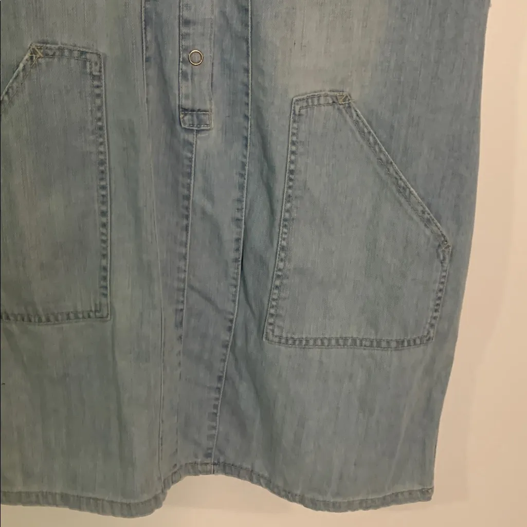 Denim&Co Light Blue Denim Garment Size 16 - Image 3
