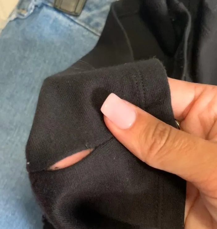 EXPRESS Black Cotton Shorts - Image 3