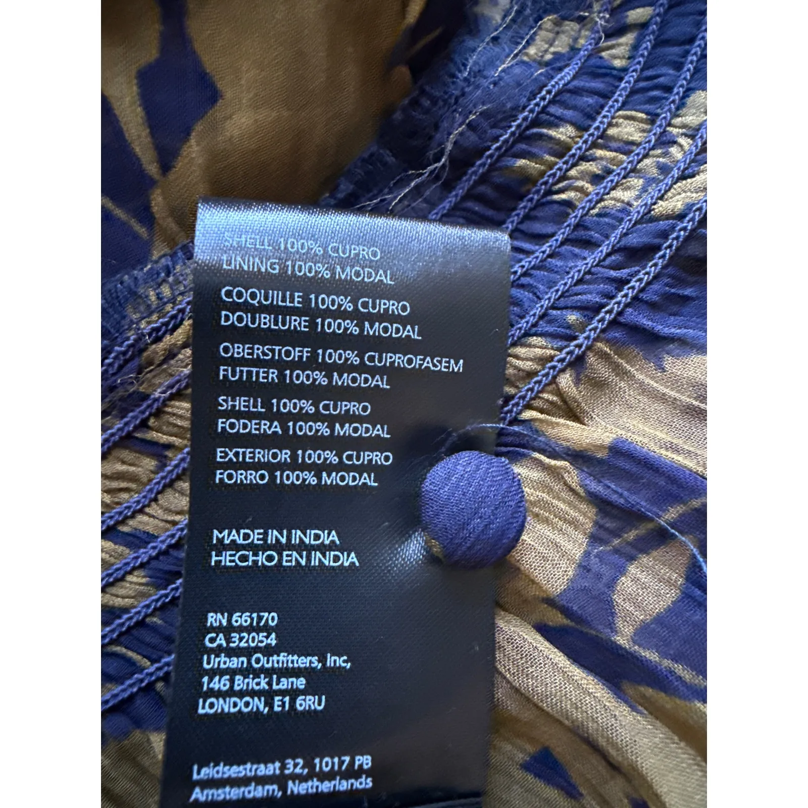 Anthropologie NWT The Marais Chiffon Mini Dress Women’s Size 1X Green Printed - Image 7