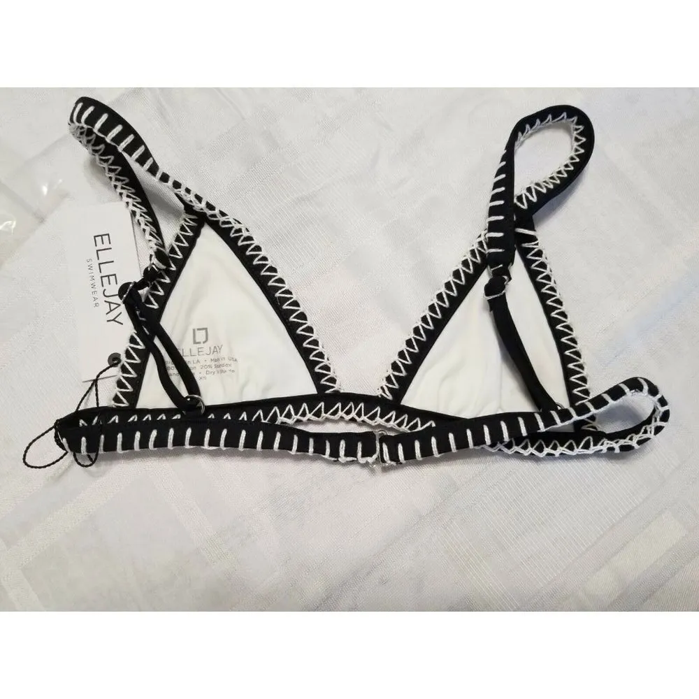 Ellejay MARA Stitched Triangle Tropical Fruit Bikini Top Size XS - Image 2