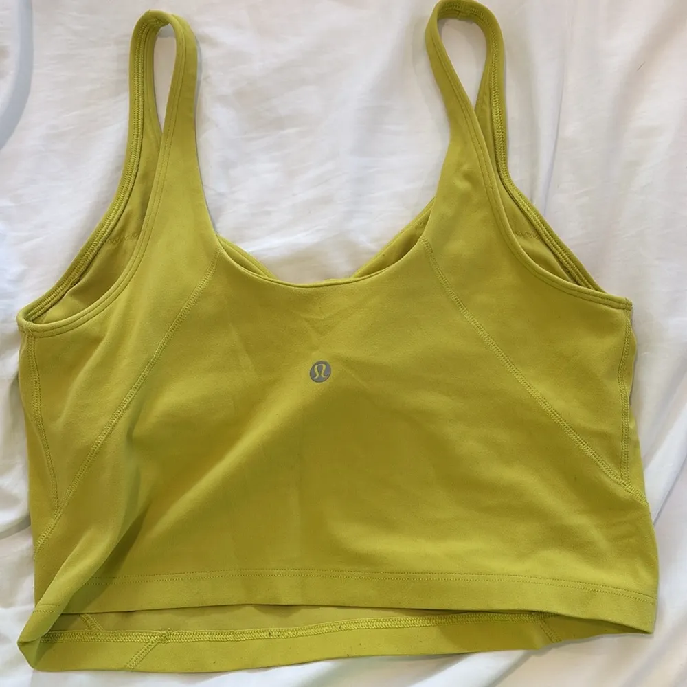 lululemon crop with built in bra - mark shown on front - Image 2
