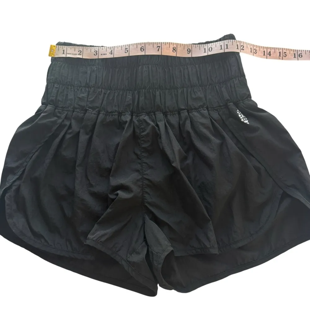 FP MOVEMENT by Free People The Way Home Shorts Black High Waisted Athletic Small - Image 11