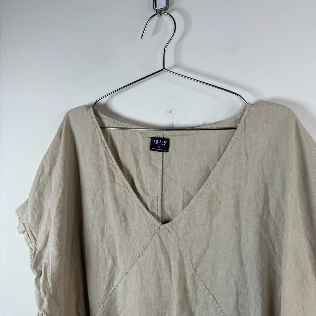Esby Beige Alice Linen V - Image 3