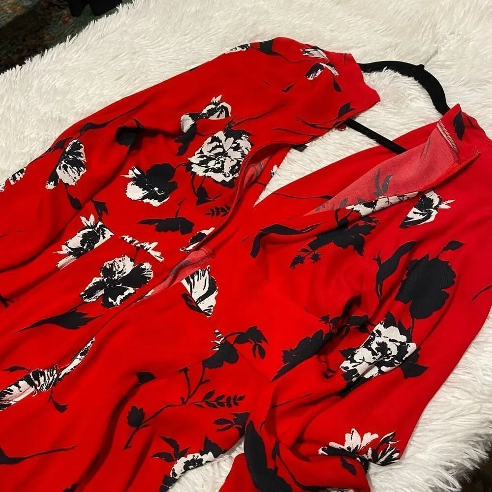 Yumi Kim Shore Thing Long Sleeve Mini Dress in Tango Red Medium NWT - Image 8