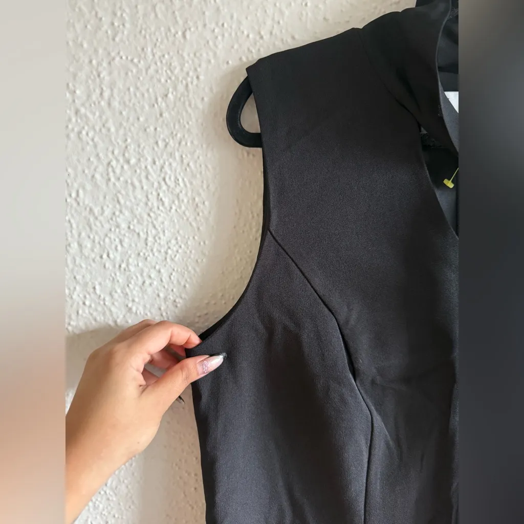 Jones Studio  Classic Black Midi Dress Size 14W - Image 4