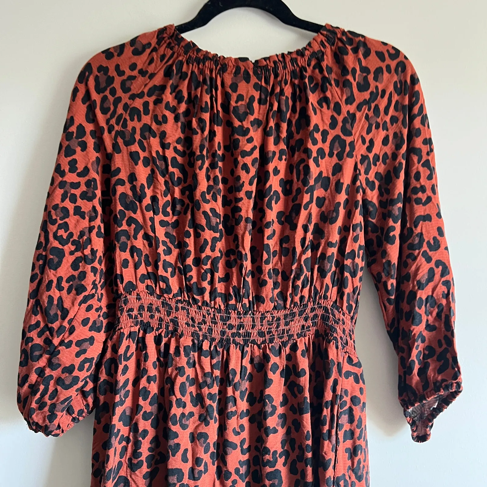 Knox Rose Women's Dark Brown Leopard Print A-Line Dress - Size Small - NWT - Image 5