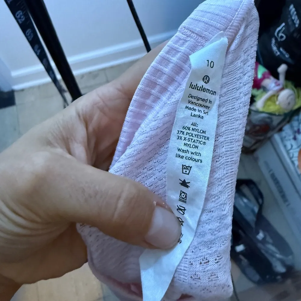 Lululemon Pale Pink Swiftly Tech Long Sleeve Crew Top - Image 4