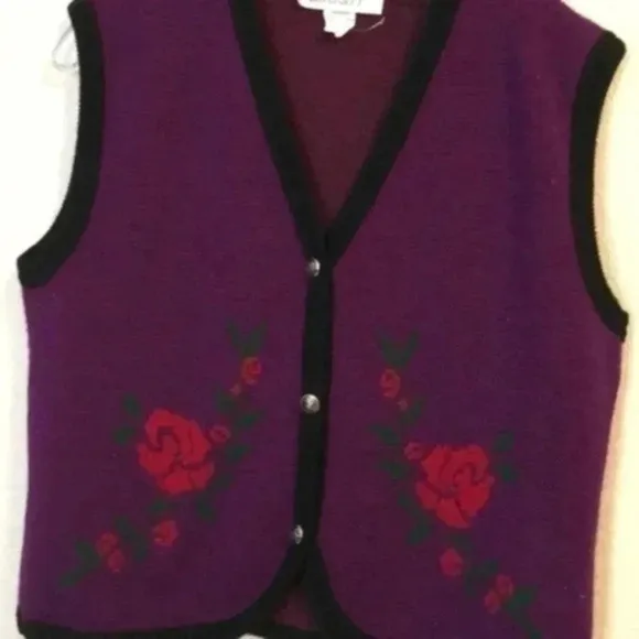 Diversity sweater vest M Purple Size M - Image 2
