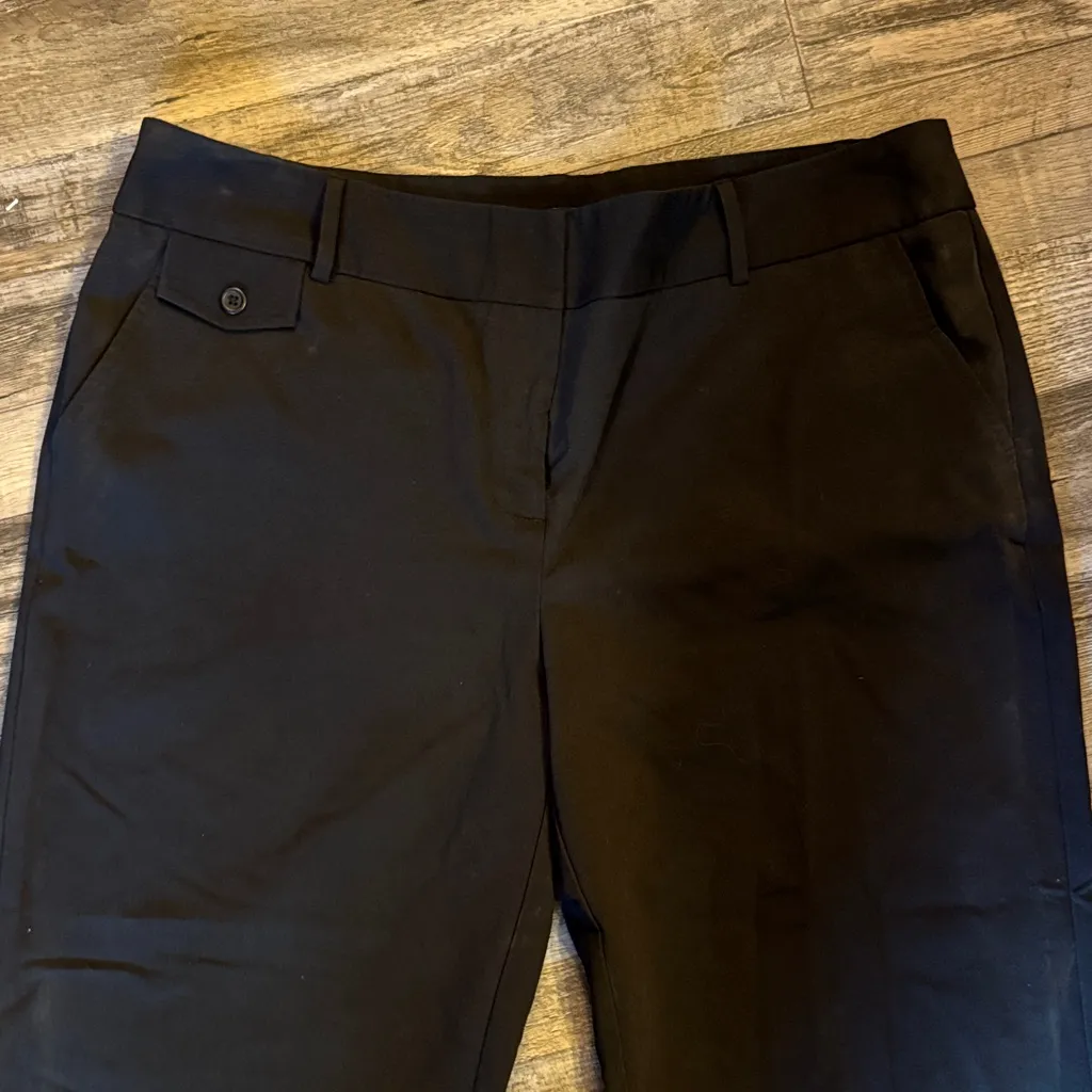 INC International Concepts Black Cropped Pants / DG50 - Image 2
