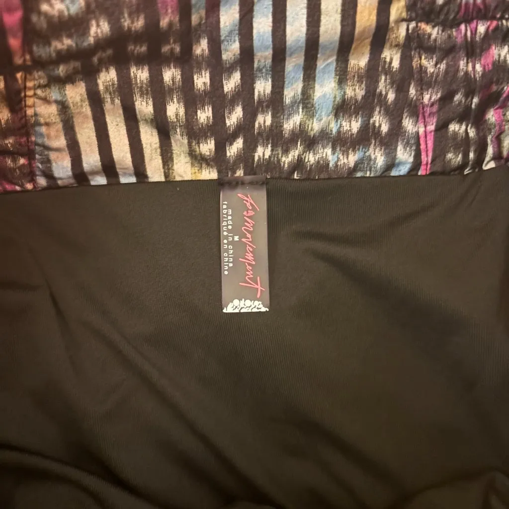 Free People Movement The Way Home Printed Shell Running Shorts Womens Size M Blue Size M - Image 6