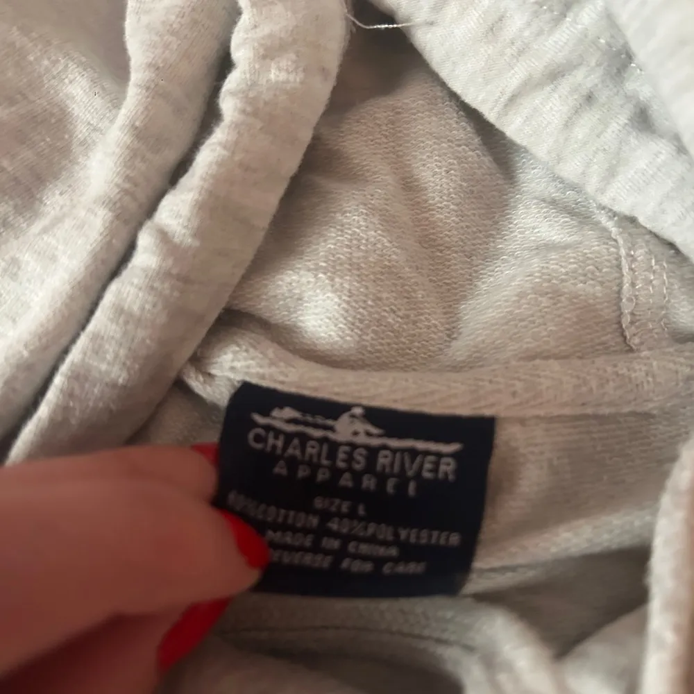 Charles River Apparel Heather Gray Pullover - Image 2