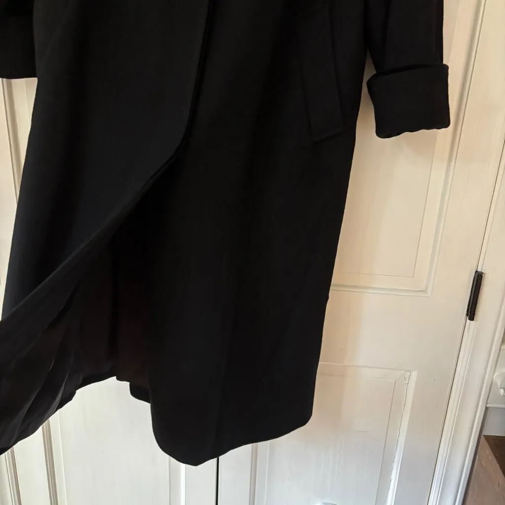 VTG‎ Forecaster of Boston Vintage Black Velvet Long Over Coat Union Made in USA Size 1X - Image 6