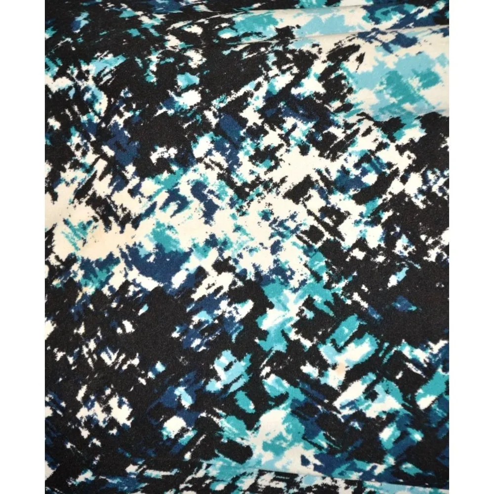 Avenue  Women's Tunic Blouse Plus Size 22W 24W Abstract Pattern Stretch Office - Image 3