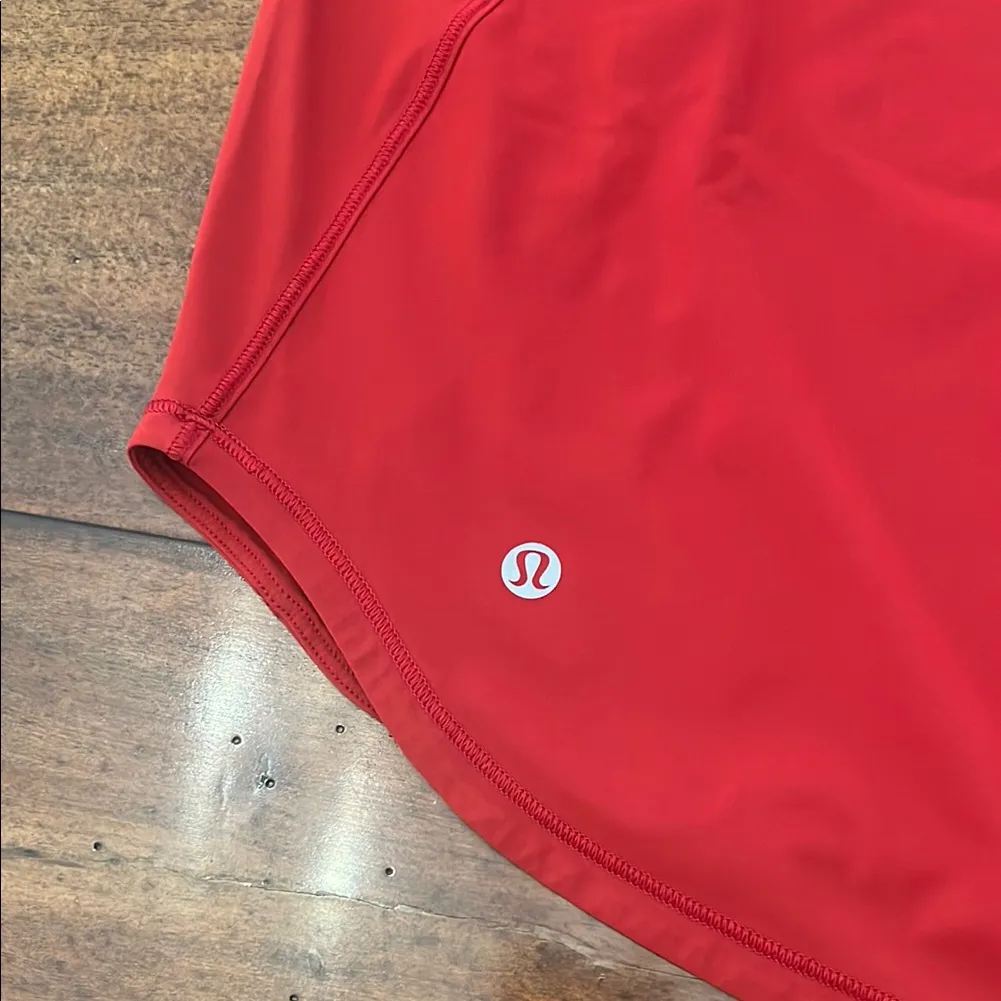 Lululemon Athletica Red Sleeveless Tank Top - Image 3
