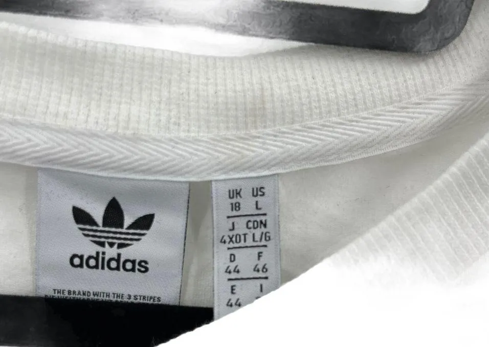 Adidas Three Stripe Cropped Tee - Image 6