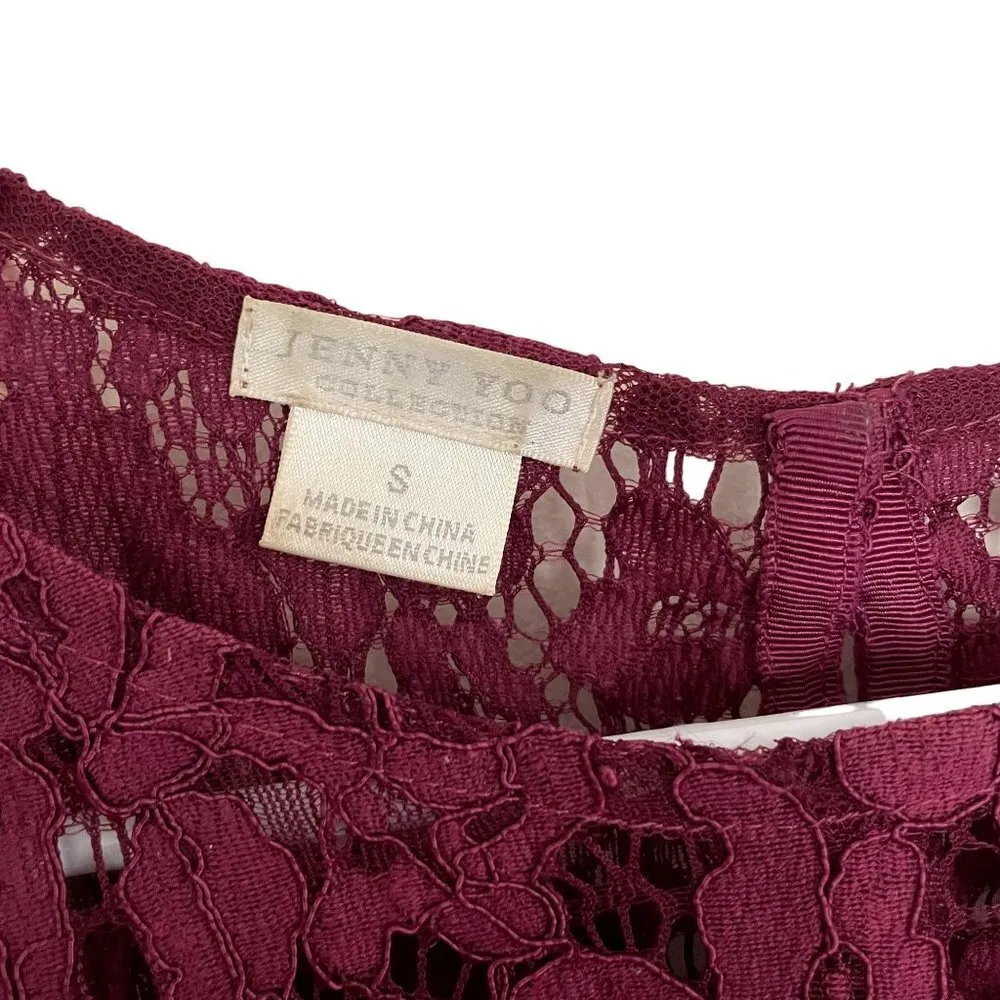 Jenny Yoo Collection pink lace overlay top classic formal sleeveless - Image 4