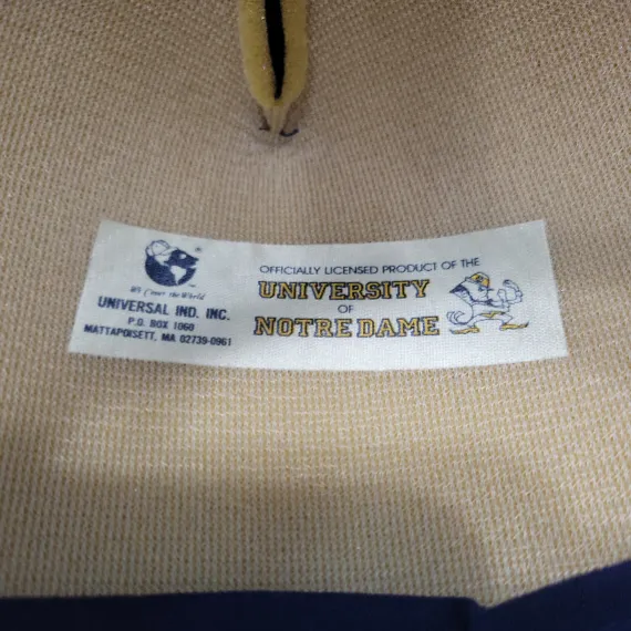 Vintage Trucker Hat OS Notre Dame Fighting Irish Hat By Supreme A Brand To Trust Blue Size One Size - Image 7