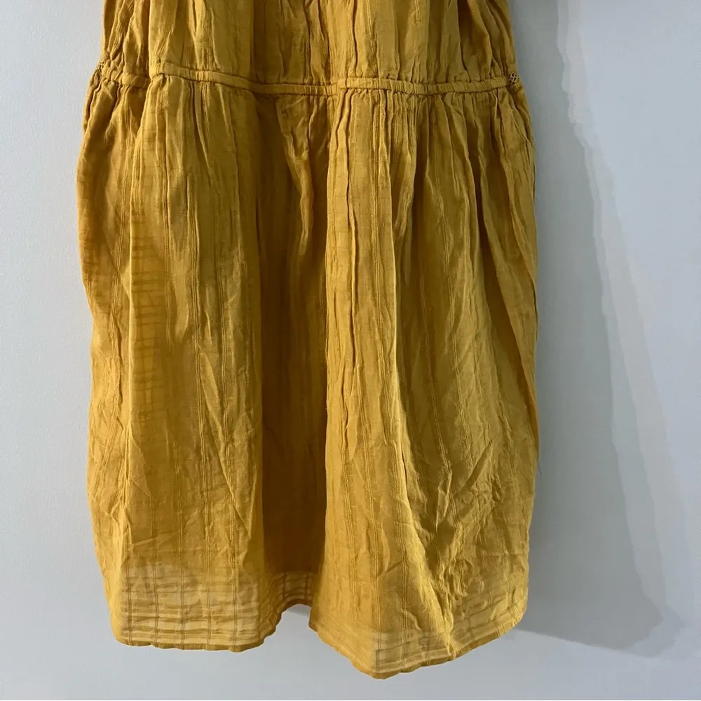 American Eagle Puff-Sleeve Babydoll Mini Cotton Dress Size XL - Image 11