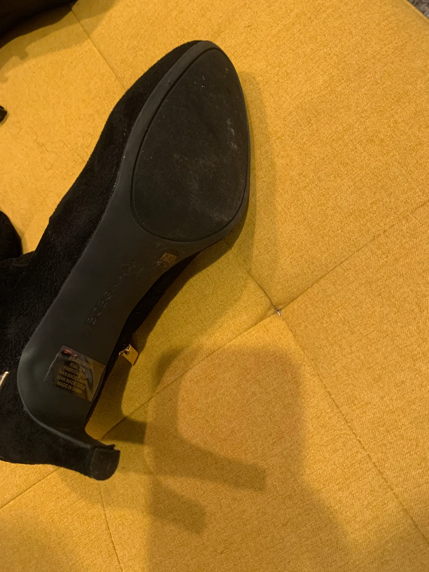 Black Suede Boots - Image 4