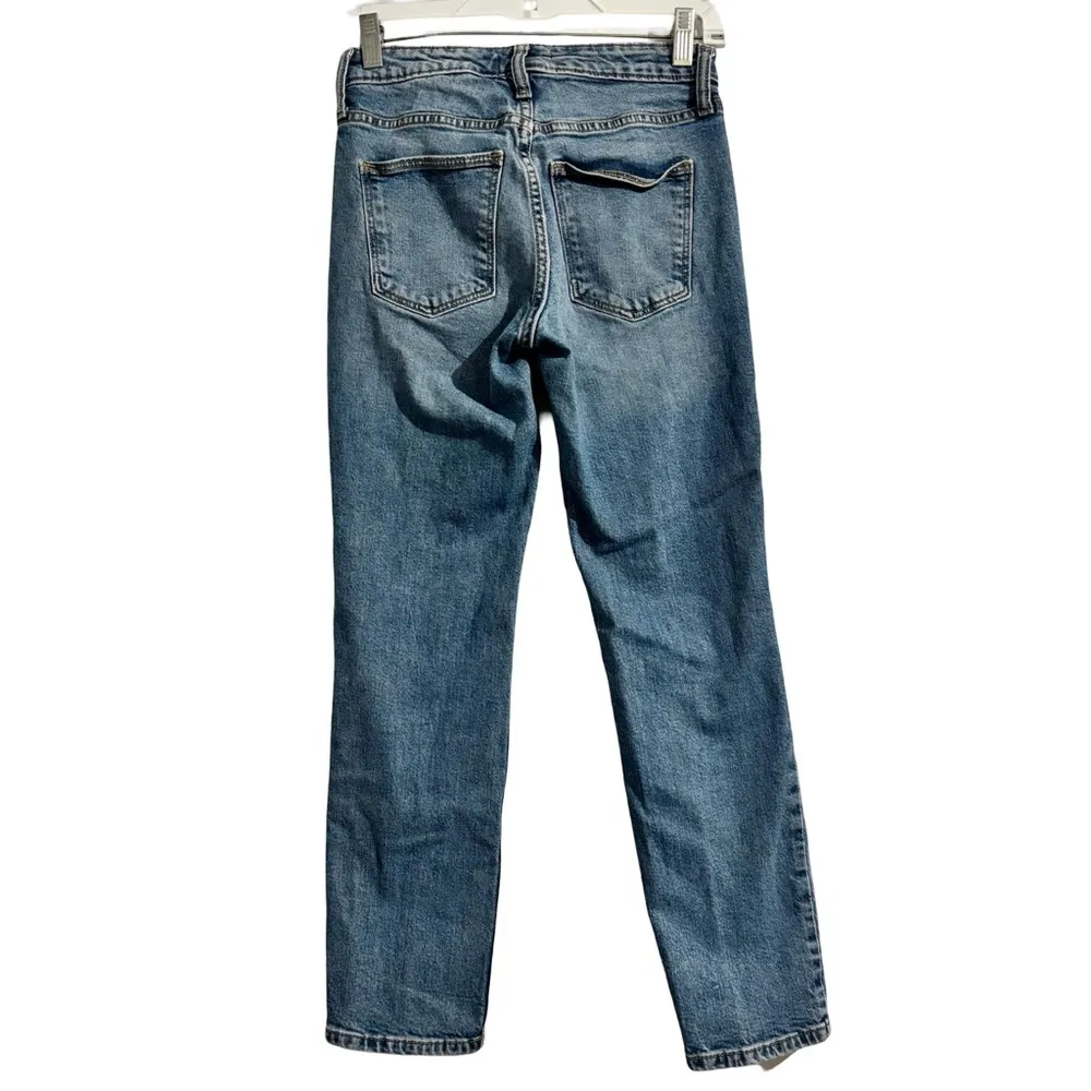 Universal Thread High Rise Slim Straight Jeans Size 0/25 - Image 2