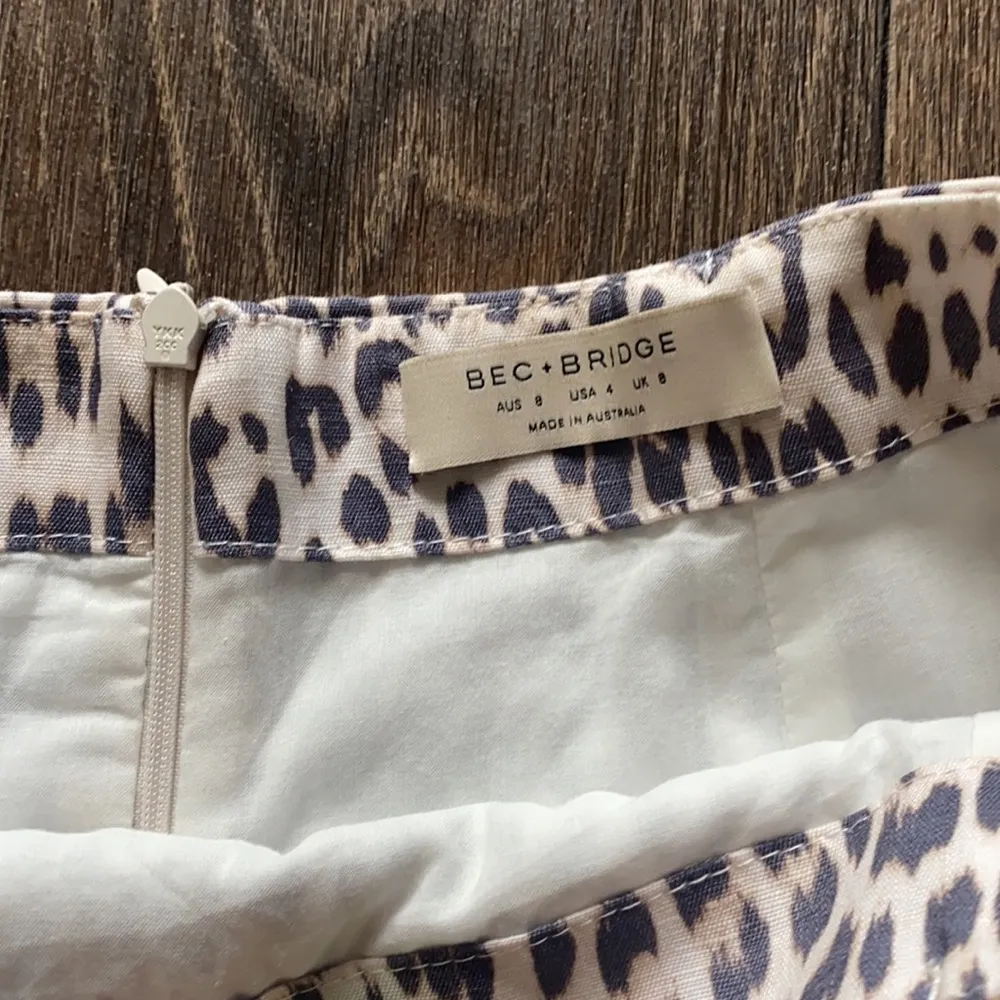 Bec + Bridge Leopard Skirt - Image 5