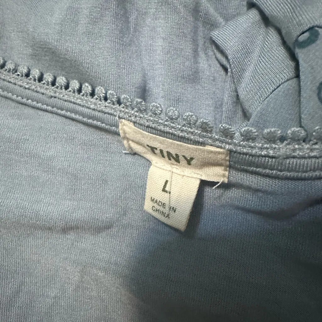 Anthropologie Tiny Frances Floral Embroidered Top Size L - Image 3