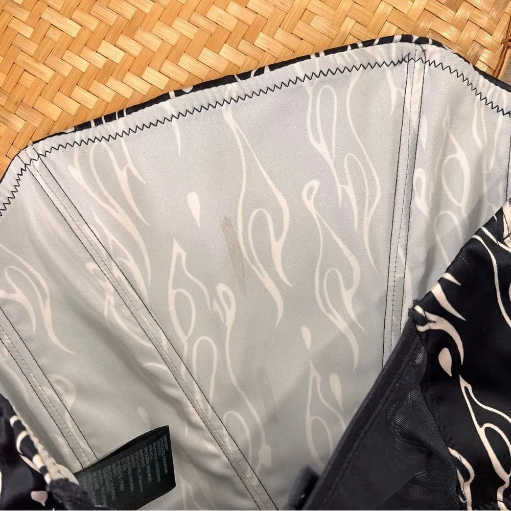 Urban outfitters Athena hanky hem corset‎ top strapless flames - Image 7