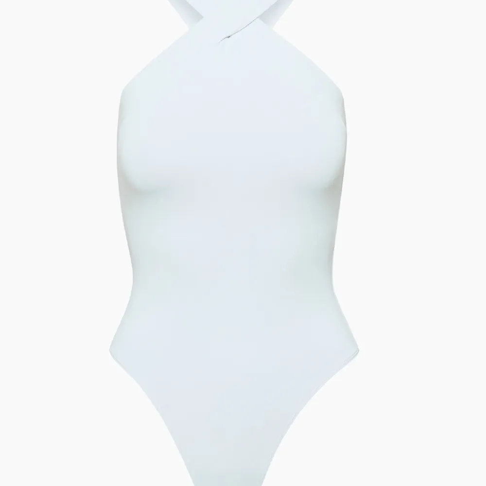 New Aritzia Babaton Contour Criss-cross bodysuit Bodysuit White Small - Image 4