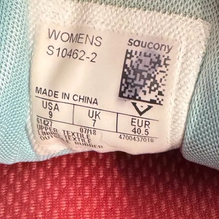 Saucony Triumph ISO 5 Women's Running Shoes Teal Blue Athletic Size 9 - Image 6